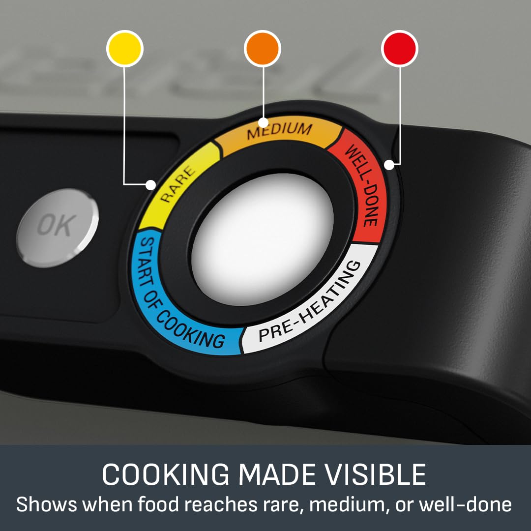 Tefal GC722D40 Optigrill Plus XL Electric Grill - 9 Automatic Cooking Settings, Smart Sensor, Non-Stick Removable Plates, Stainless Steel Design - Perfect for Indoor BBQ, Family Gatherings & Healthy Meals