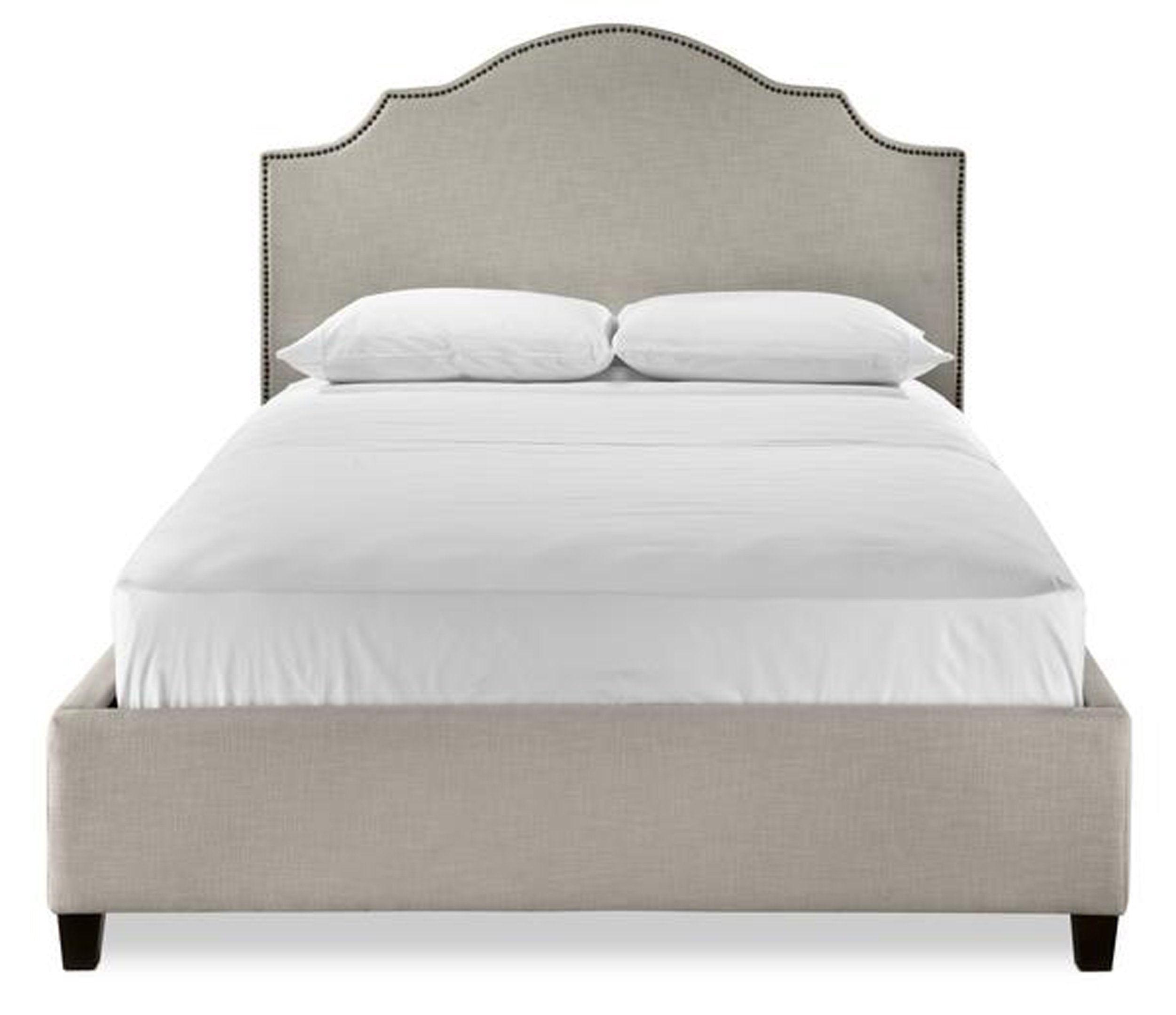 Alexis 3-Piece Twin Upholstered Bed Set - Beige Fabric Platform Bed Frame with Headboard and Footboard - Perfect for Kids Rooms, Guest Bedrooms & Small Spaces