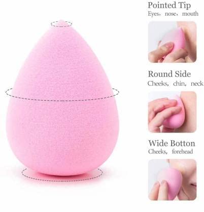 Premium Makeup Sponge Beauty Blender Set (6-Pack) - Soft Blending Puff for Flawless Foundation & Concealer Application | Great for Liquid, Cream & Powder Cosmetics | Home & Professional Makeup Use