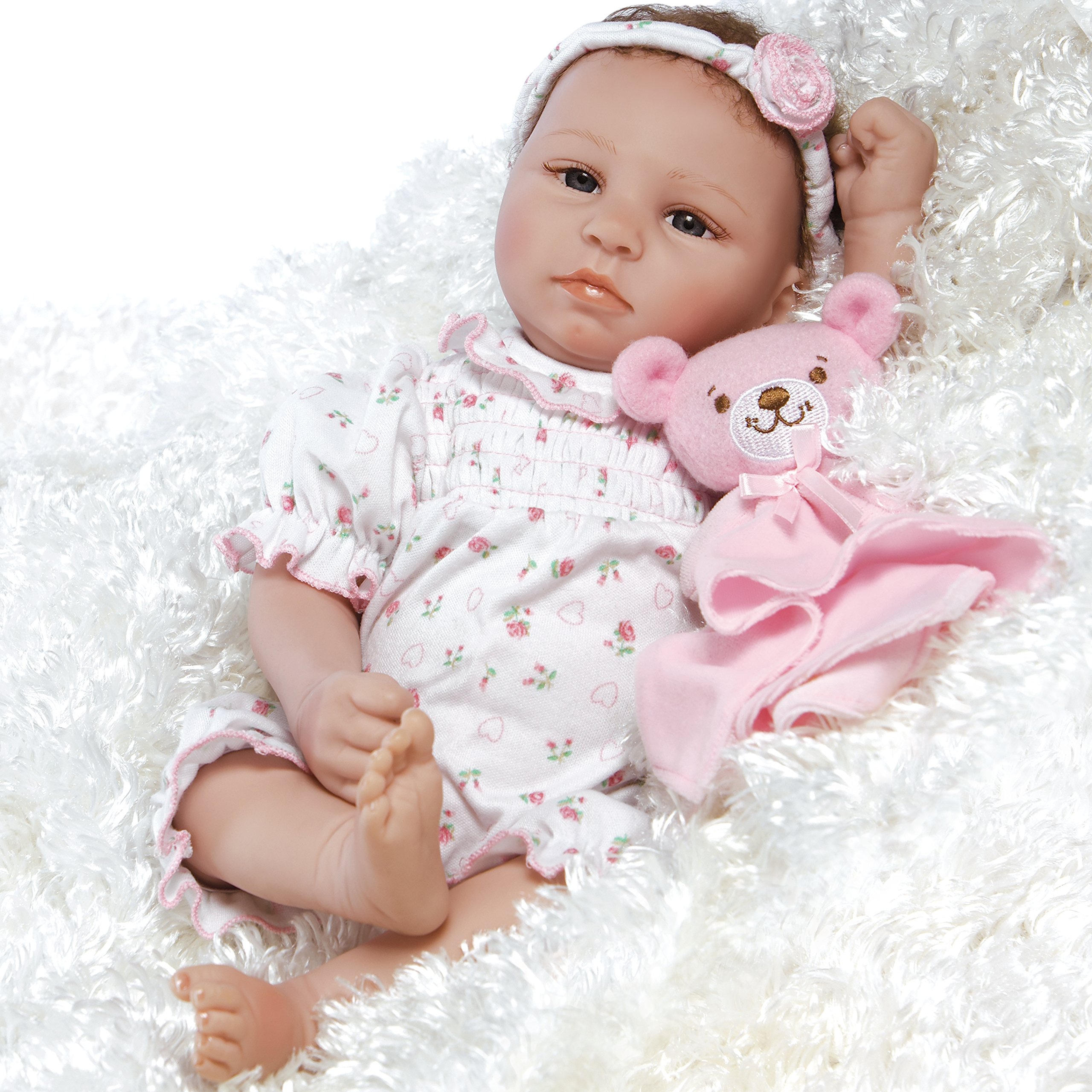 Paradise Galleries 17.5-Inch Realistic Reborn Baby Doll - Weighted Cloth Body & Gentletouch Vinyl, 5-Piece Gift Set for Kids Age 3+ | Perfect for Collectors, Role Play, and Emotional Comfort