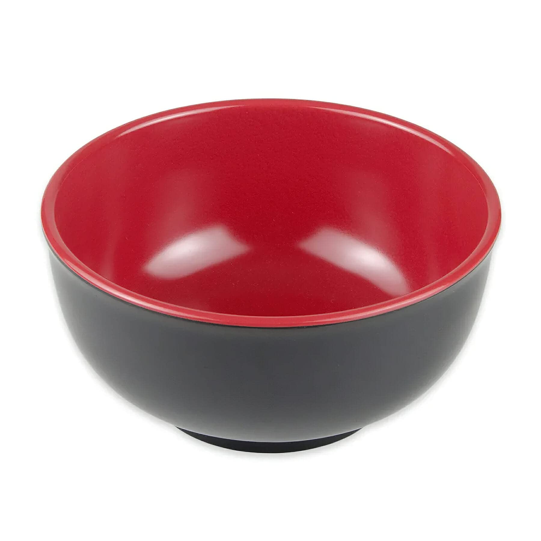 Premium Black 1.2 qt Melamine Bowls - Set of 12, Durable & Lightweight Fuji Collection - Perfect for Restaurants, Picnics, Outdoor Dining & Party Serving
