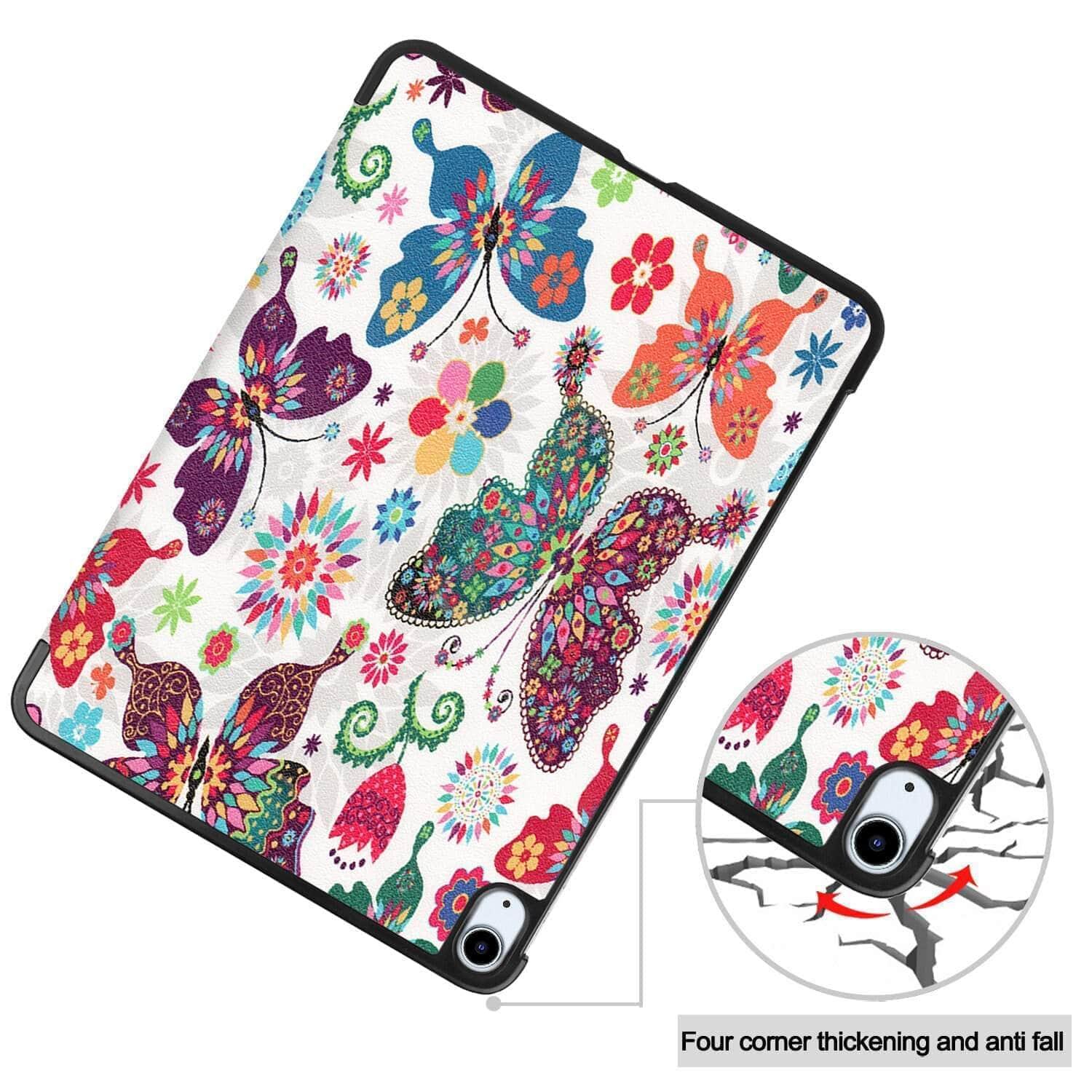 Ultra Slim Smart Folio Case for iPad Air 5 with Auto Sleep/Wake Function - Perfect for Work, Travel & Everyday Protection