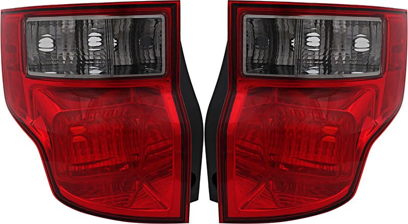 Honda Element EX/LX Tail Lights Lamps Set - Compatible with 2009 2010 2011 Models - Driver & Passenger Side Replacement - Perfect for Night Driving and Enhanced Vehicle Safety