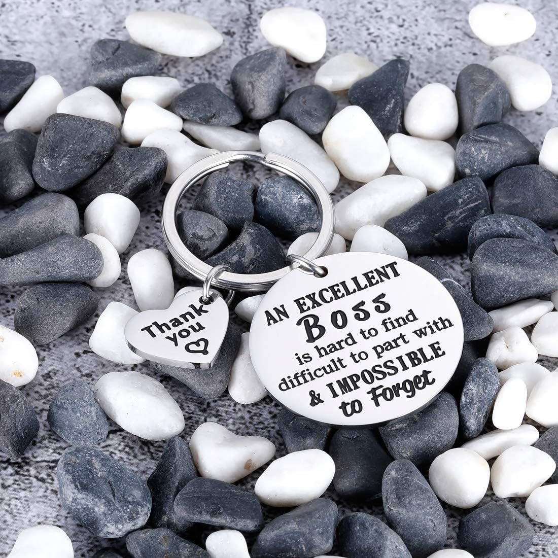 Premium Boss Appreciation Gifts for Women & Men - Thoughtful Going Away, Employee Thank You & Farewell Gifts - Coworker Retirement, Birthday & Mentor Keychain - Perfect Office Gift for Bosses, Colleagues & Team Members