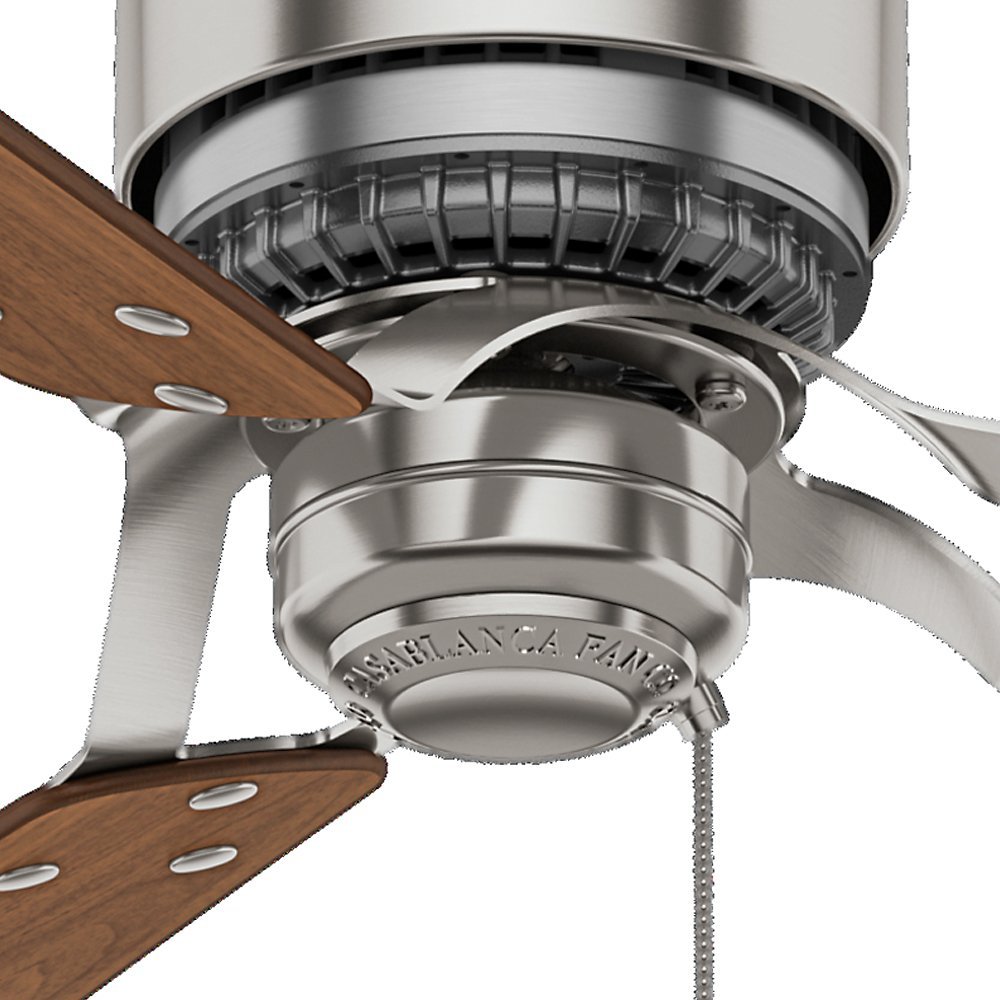 Casablanca Tribeca Ceiling Fan with Pull Chain - Perfect for Bedroom & Living Room