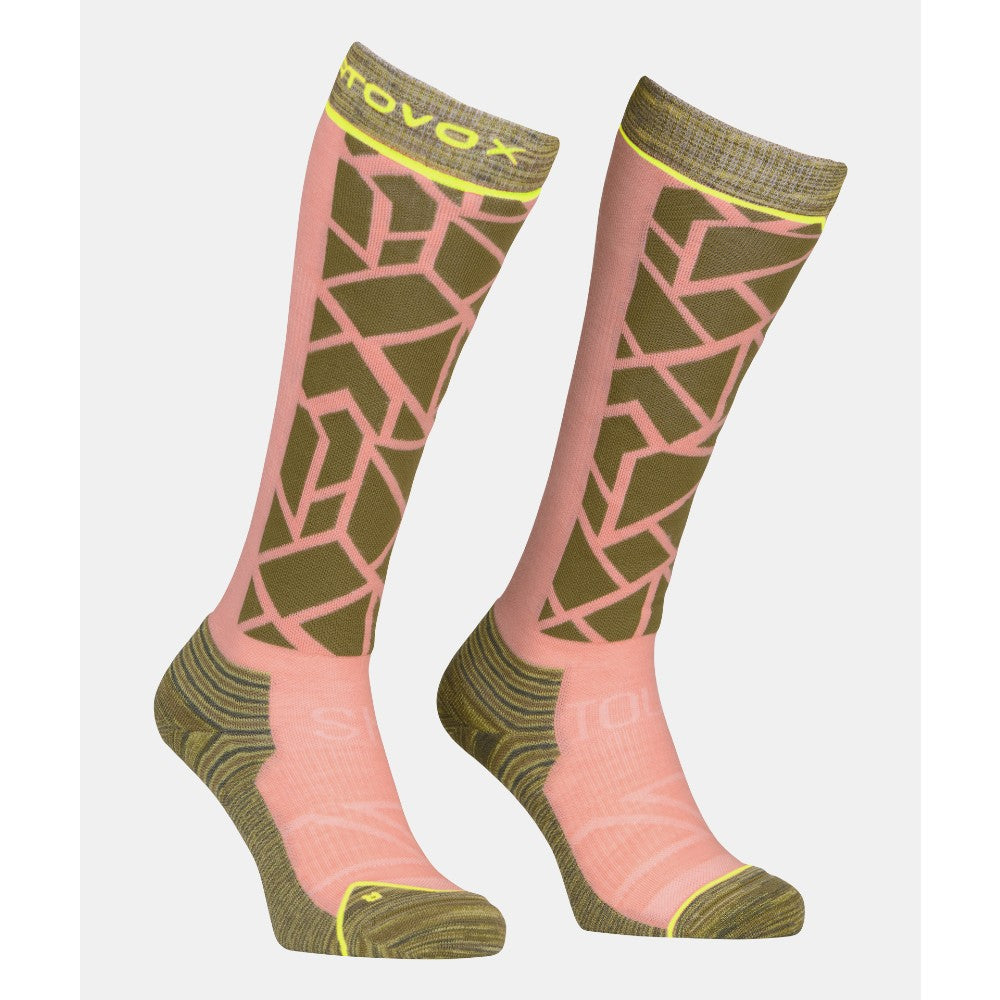 Ortovox Ski Tour Comp Long Socks for Women - Merino Wool Hiking & Backcountry Skiing Socks for Cold Weather Performance