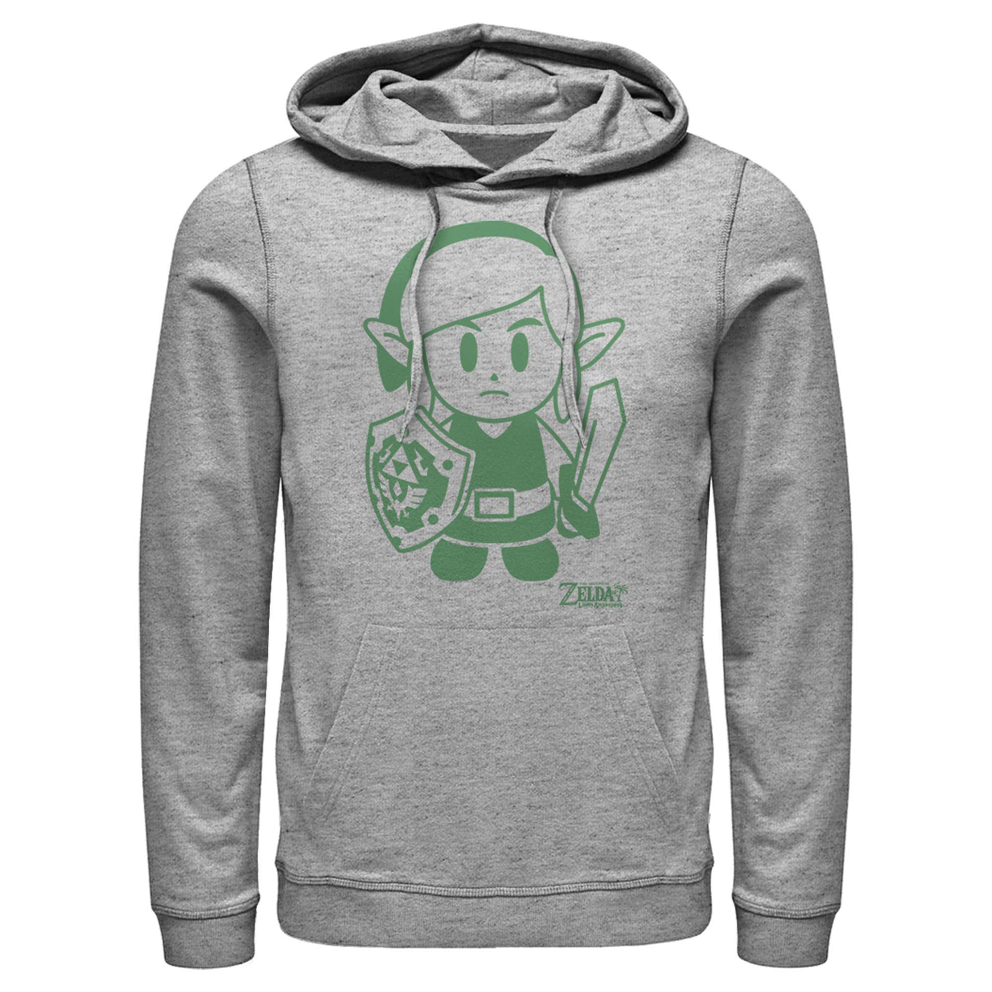 Nintendo Legend of Zelda Link's Awakening Hoodie for Men - Official Licensed Gaming Pullover Sweatshirt | Perfect for Cosplay, Gaming Events & Casual Wear
