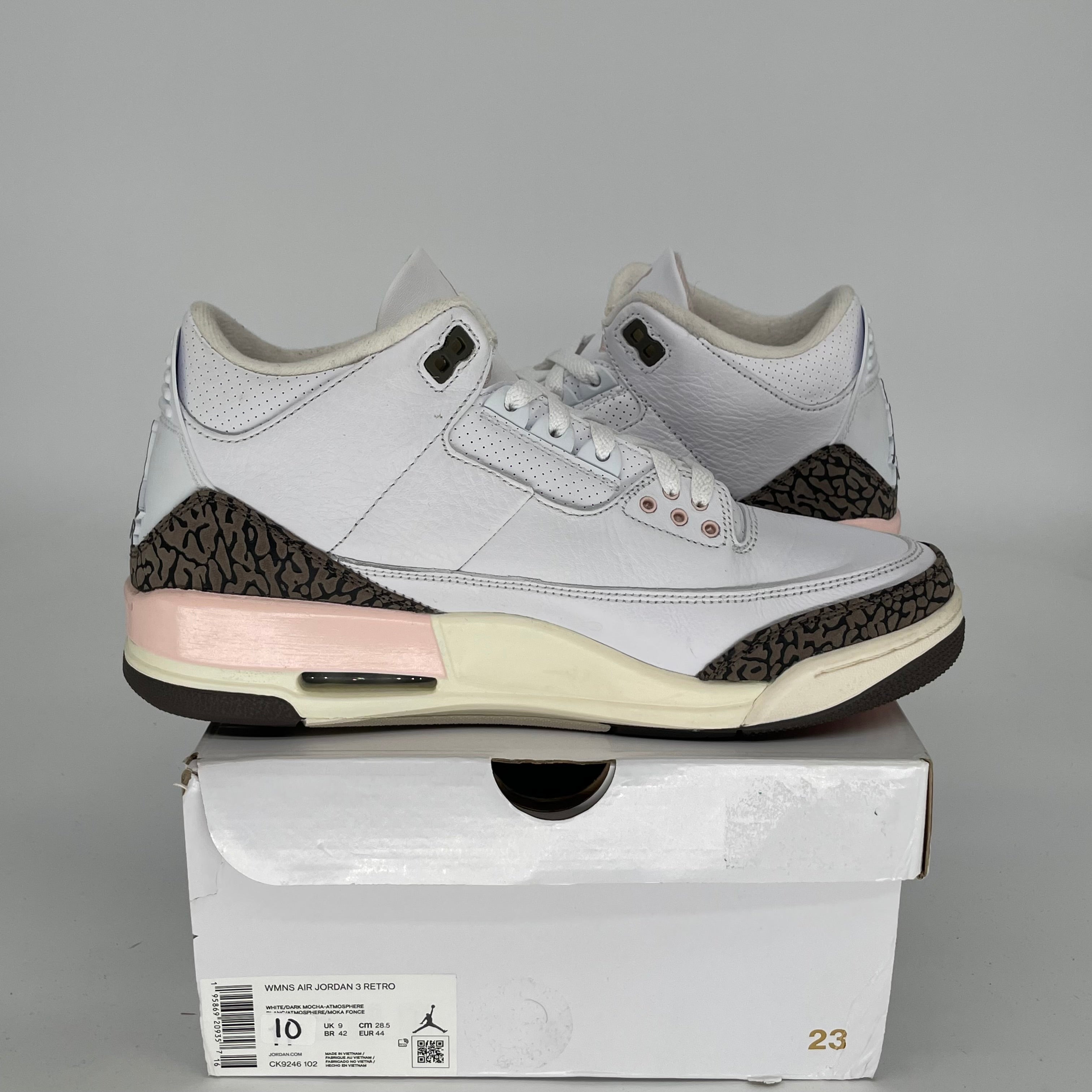 AIR JORDAN 3 NEAPOLITAN Women's Sneakers Size 10/11.5W - Style CK9246-102 | Basketball Shoes for Women, Casual Wear & Street Fashion