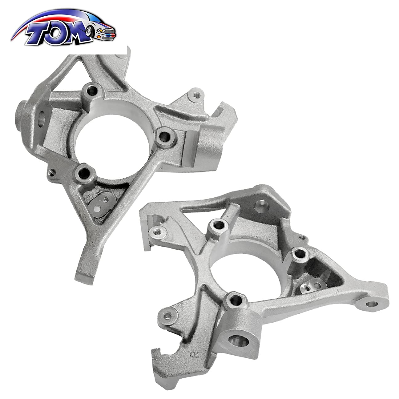 2Pcs Front Steering Knuckles Pair for 1990-2006 Jeep Grand Cherokee Wrangler Comanche TJ 697-922 697-923 - Durable Replacement Parts for Off-Road & Daily Driving