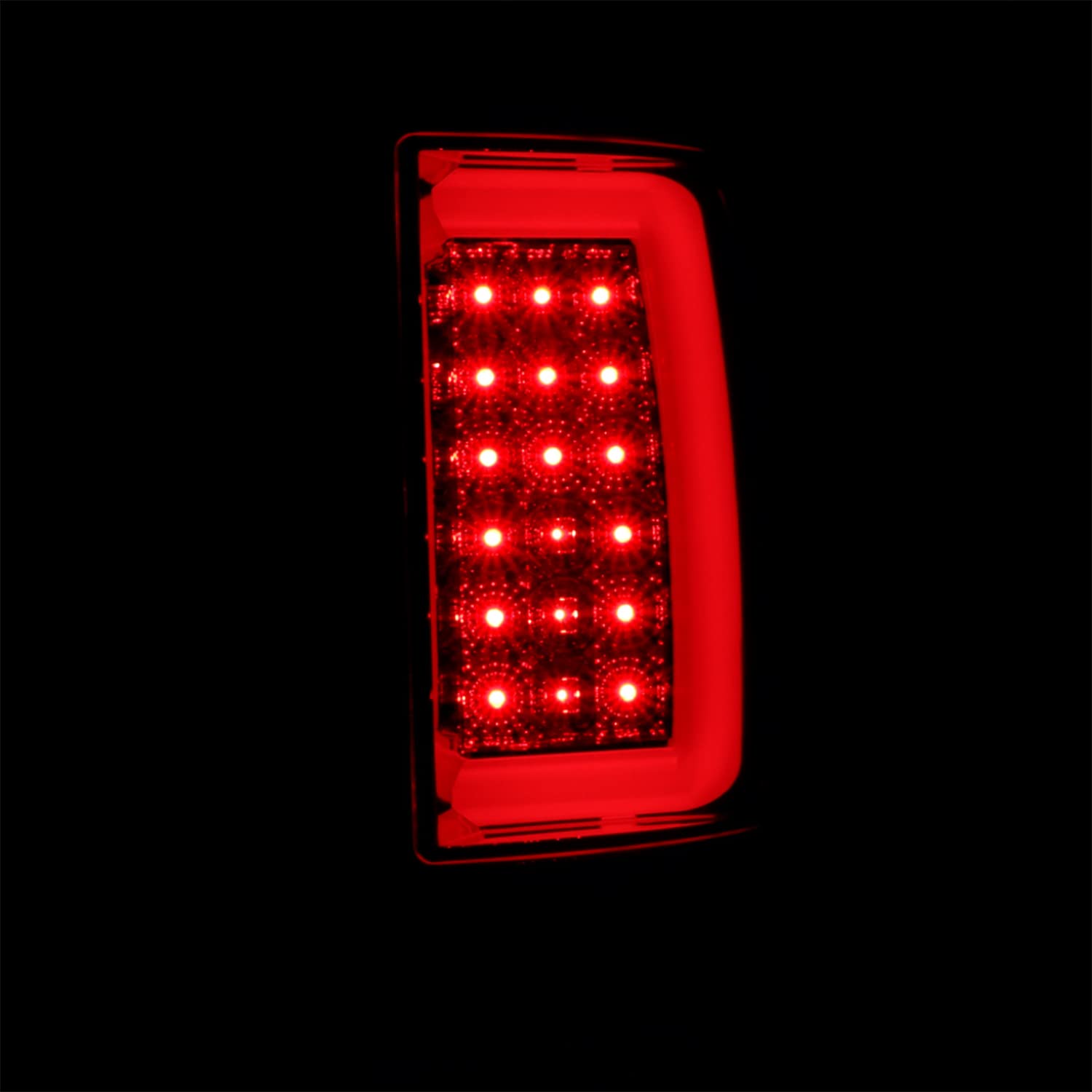 Spec-D Tuning Red LED Bar Tail Lights for 2002-2006 Dodge Ram 1500/2500/3500 - Left & Right Pair Assembly - Durable & Bright LED Brake Lights for Enhanced Night Visibility & Style Upgrade
