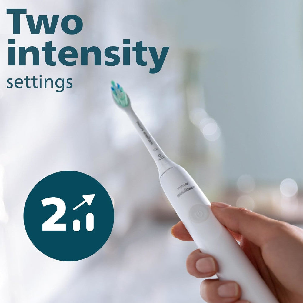PHILIPS HX3681/23 Sonicare 4100 Series Sonic Electric Toothbrush with Smart Timer & Pressure Sensor - Perfect for Travel & Home Oral Care