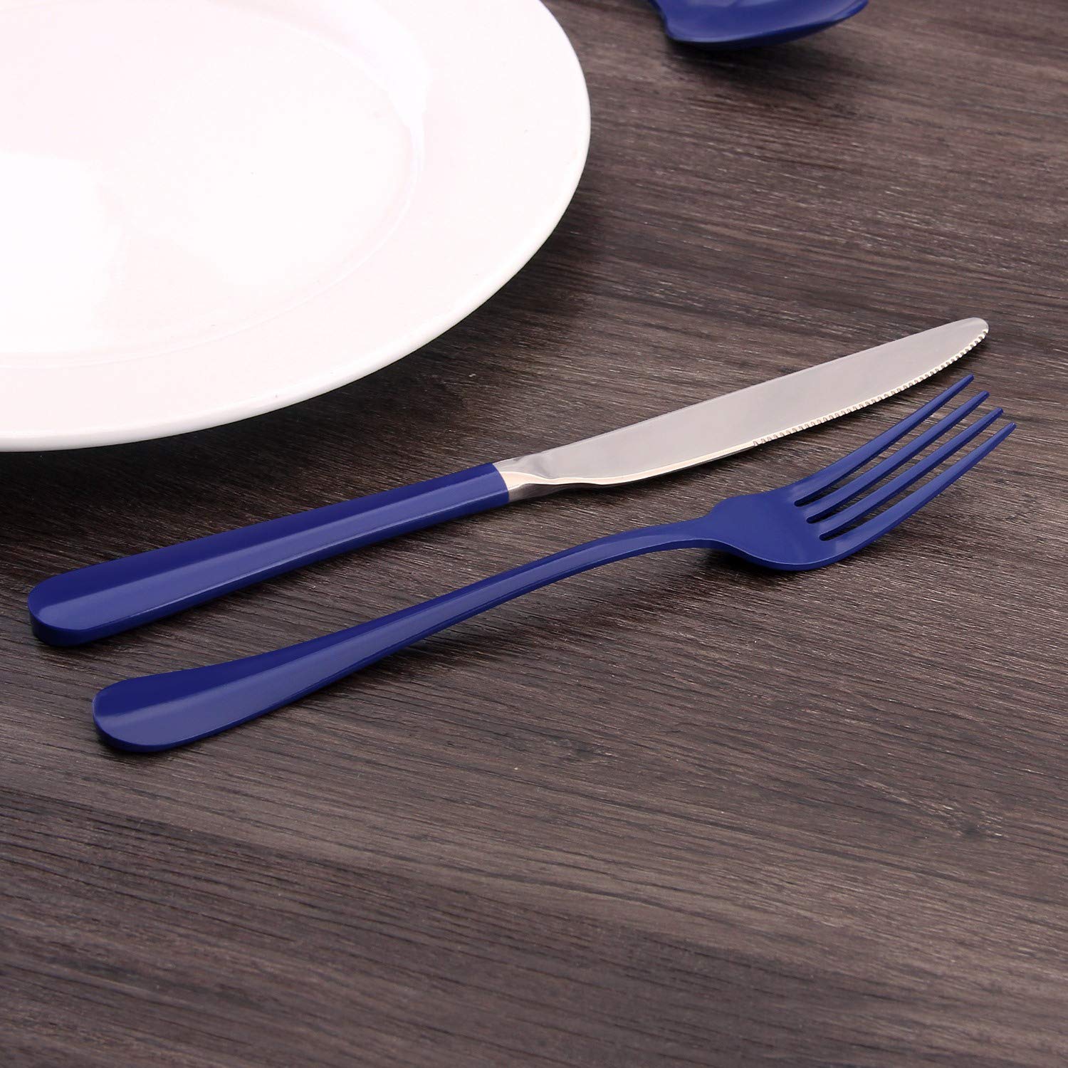 Premium Bysta 20-Piece Stainless Steel Flatware Set - Mirror Polish Silverware for 4, Dishwasher Safe Cutlery Set for Home & Restaurant Use | Elegant Dining Utensils for Dinner Parties, Weddings & Daily Meals