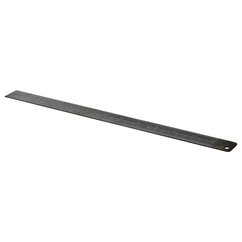 Lund London 7086 Lund Luxe Ruler Decorative Accessories - Gunmetal Fashion Ruler (27.2 oz/775g) - Perfect for Home Office Decor, Gift Giving & Fashion Styling