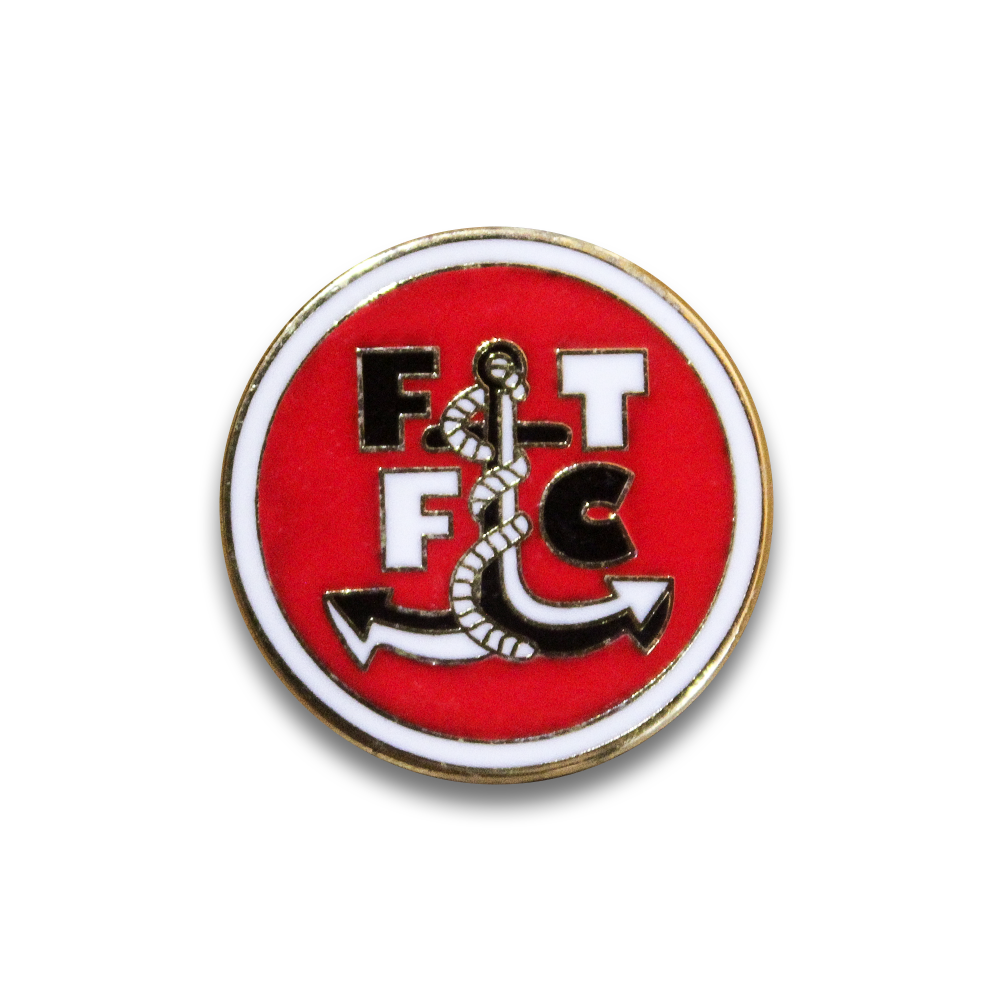 Fleetwood Town FC Pin Badge - Official Collectible Lapel Pin for Football Fans - Perfect for Jerseys, Hats & Backpacks