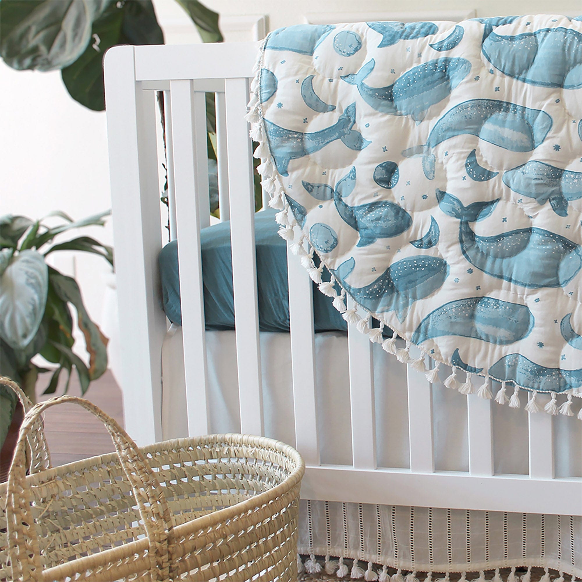 Premium Crane Baby Caspian Quilted Playmat - Soft & Safe Play Area for Infants & Toddlers - Perfect for Nursery, Daycare, or Home Playtime