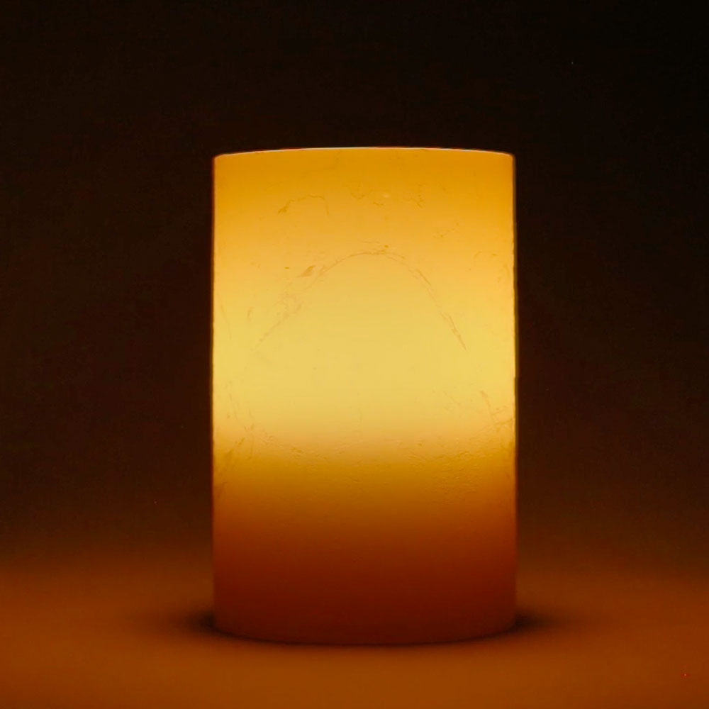 Artisan Gold Wax Luminaries Candle Holders - Set of 6 Handmade Decorative Tea Light Holders for Wedding, Party, Home Decor and Romantic Ambiance