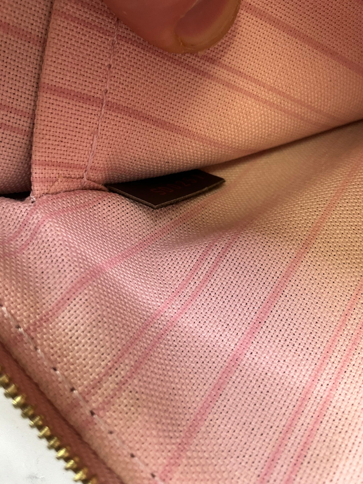 Authentic LOUIS VUITTON Damier Ebene Neverfull MM Pochette Crossbody Bag - Luxury Handbag for Women, Perfect for Work, Travel & Everyday Use