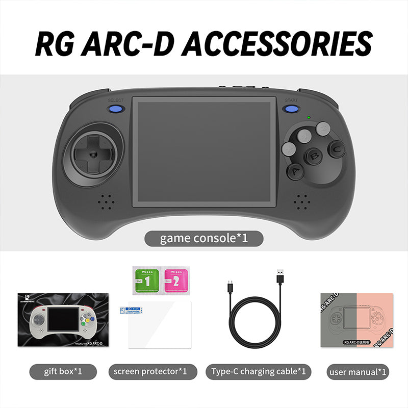 ANBERNIC RG ARC D Handheld Game Console - Android & Linux Dual OS, 4.95