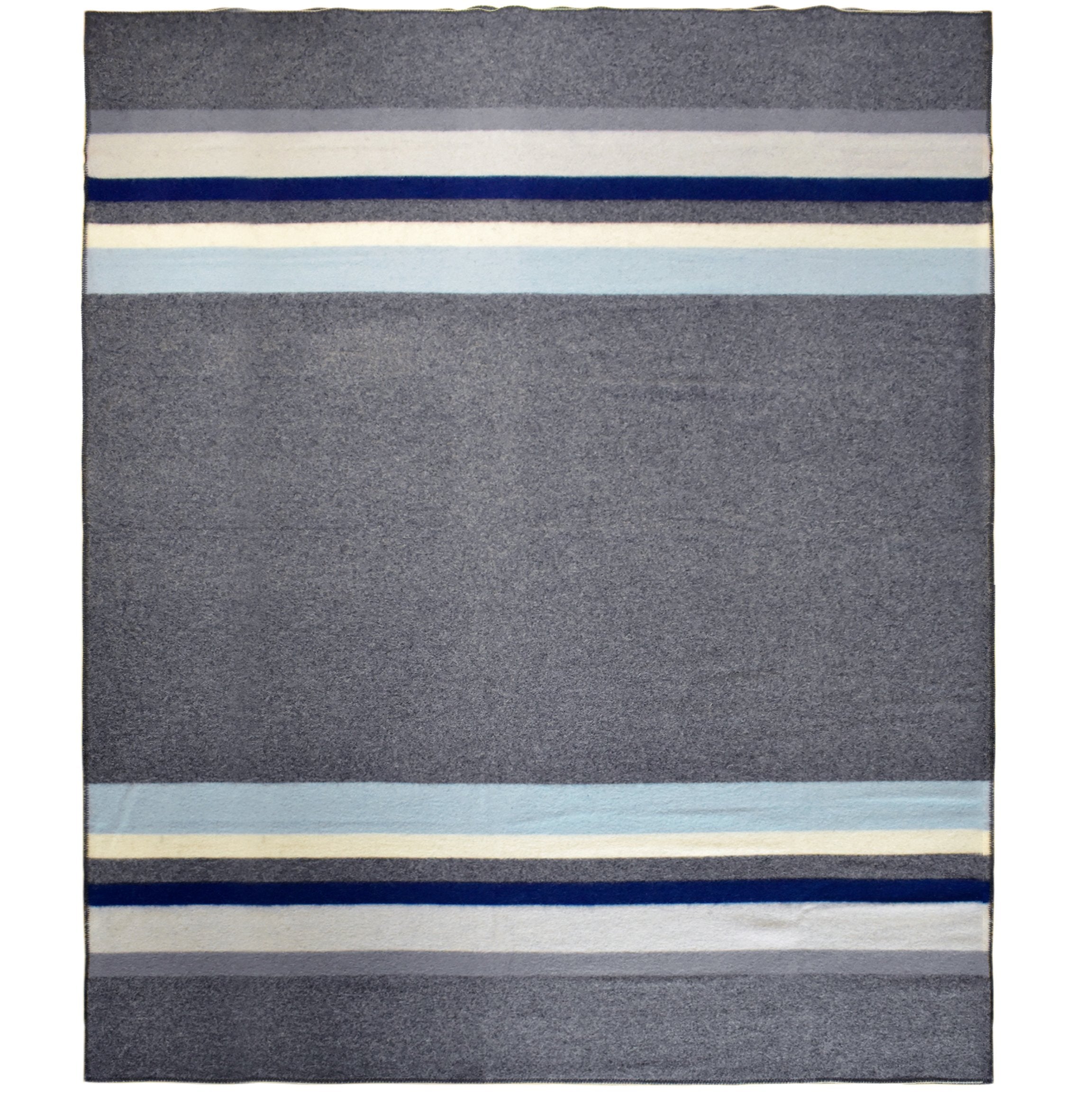 Premium Wool Blanket - Soft & Warm Mountain Clouds Design - Cozy Home Decor, Camping & Outdoor Adventures