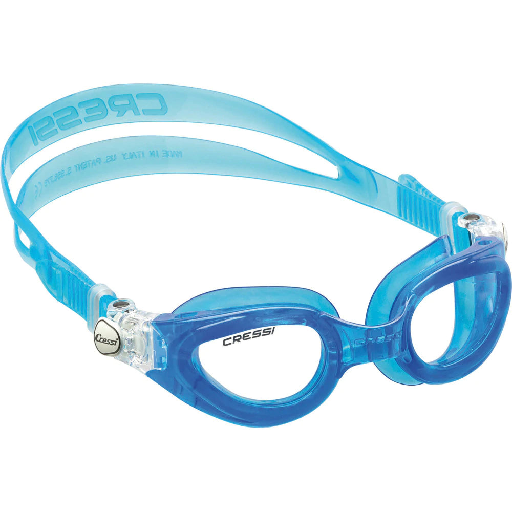 Cressi Rocks Blue Snorkeling Mask - Comfortable & Durable for Scuba Diving, Swimming, and Underwater Adventures