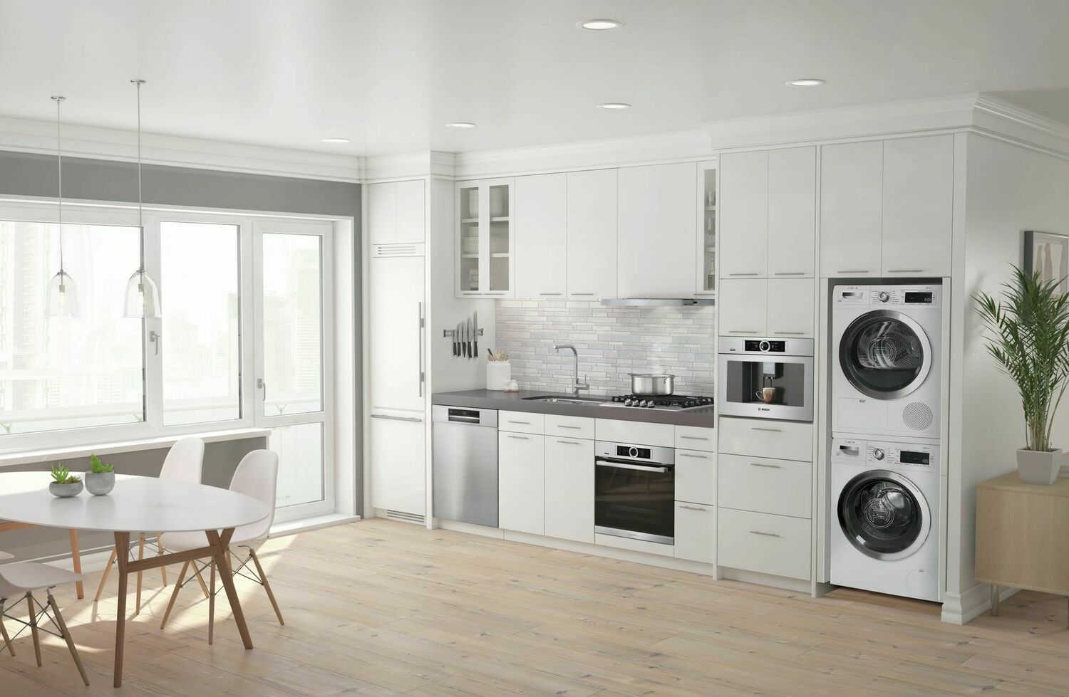 Bosch 500 Series HBE5452UC 24-Inch Single Wall Oven with WiFi Connectivity & Touch Control - Perfect for Smart Kitchens & Modern Home Cooking