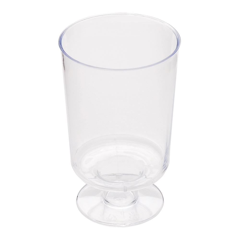 1 oz Clear Plastic Stackable Drinking Cups - Lufthansa Airline Style (1.5
