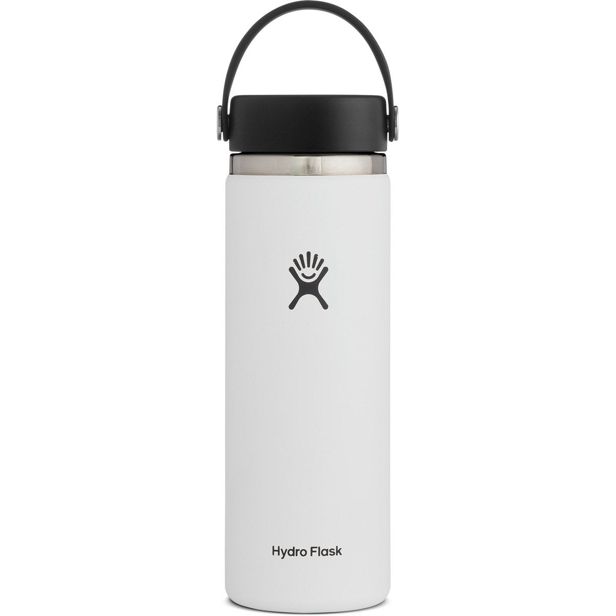 20 oz Wide Mouth Water Bottle - BPA Free, Leak Proof Stainless Steel Insulated Water Bottle for Gym, Hiking & Outdoor Activities