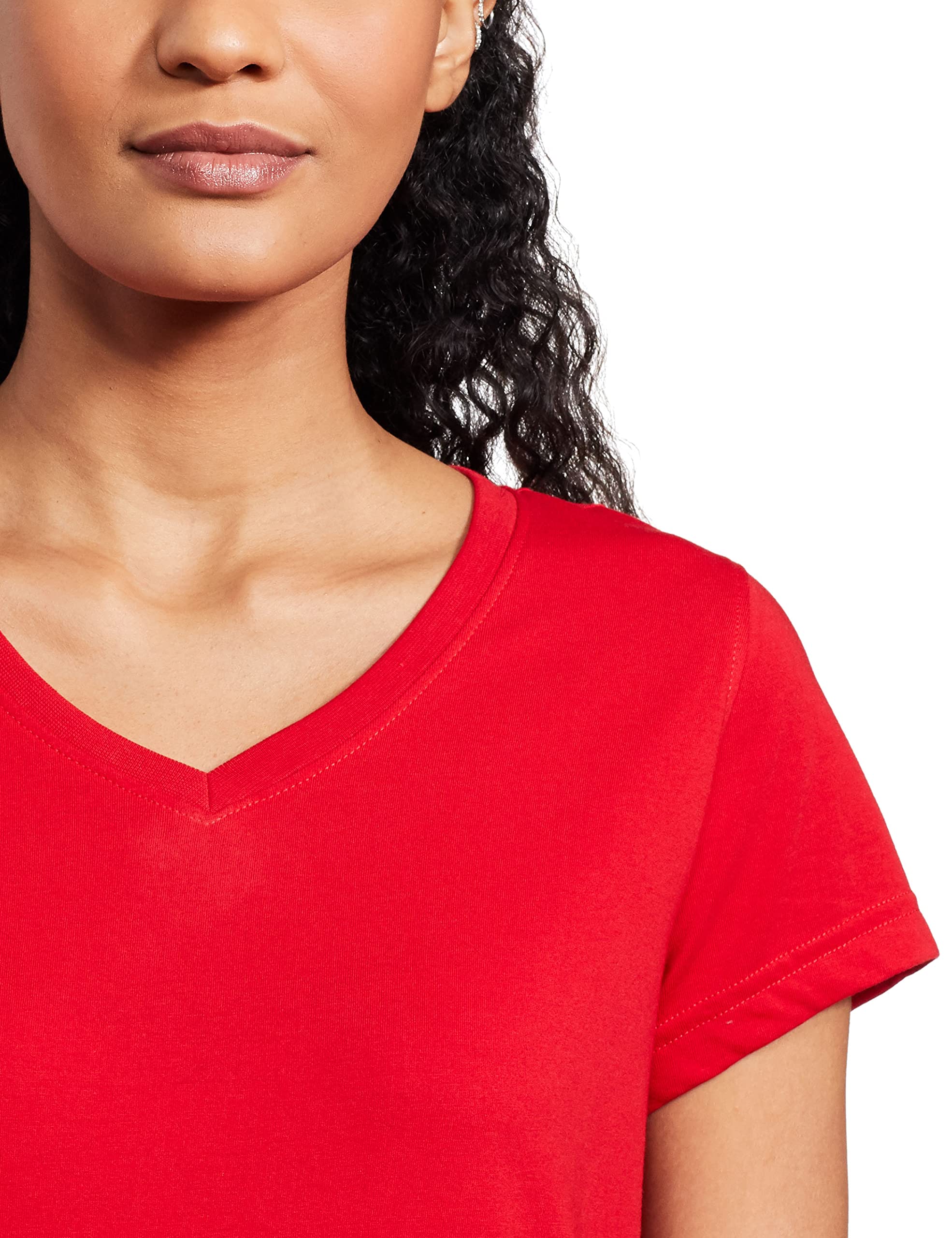 Macrowoman W-Series Women's Basic Cotton T-Shirt - Soft Regular Fit Casual Tee for Everyday Wear, Workout & Lounge