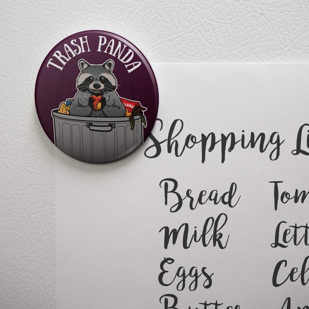 Funny Raccoon Trash Panda Fridge Magnet - Cute Animal Kitchen Decor for Refrigerator, Locker & Metal Surfaces - Perfect for Home, Office & Gifts