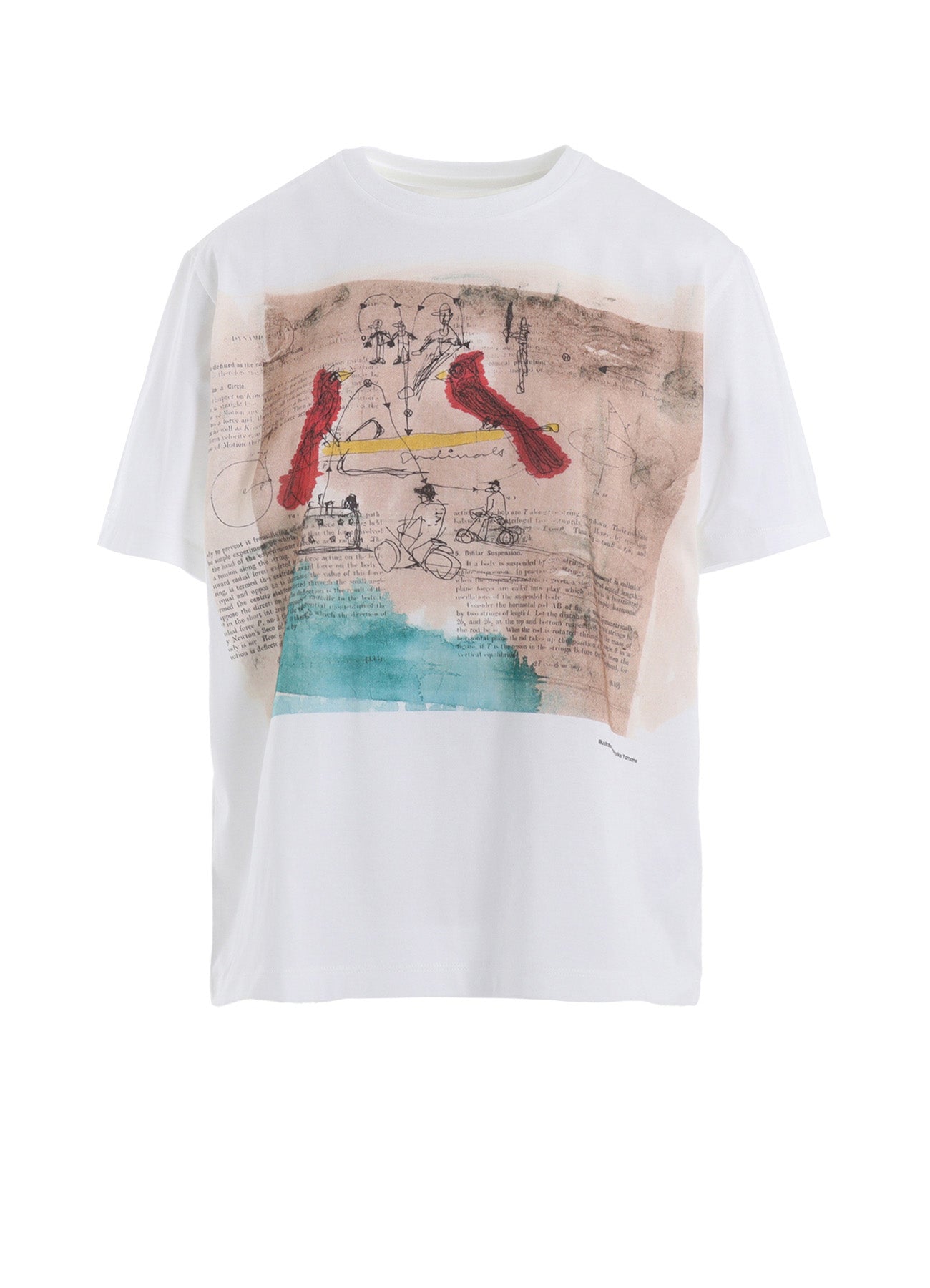 Soft Cotton Jersey Bird Print T-Shirt for Women - Casual Comfort Tee for Everyday Wear, Outings & Relaxation