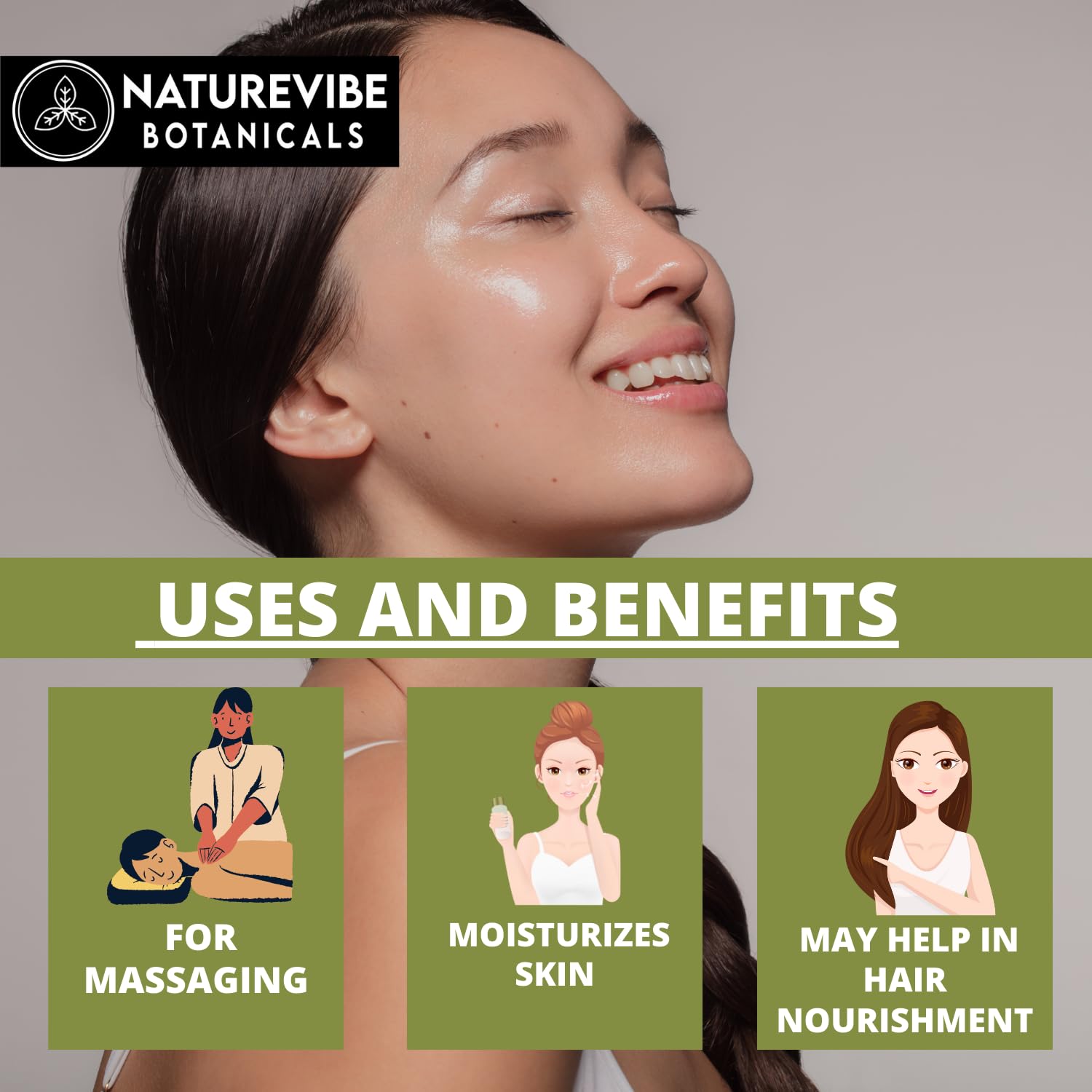 Naturevibe Botanicals Organic Papaya Seed Oil & Moringa Seed Oil Combo - 32oz Each | Cold Pressed, Unrefined for Hair Growth, Skin Care & Natural Remedies | Perfect for DIY Beauty Products & Aromatherapy