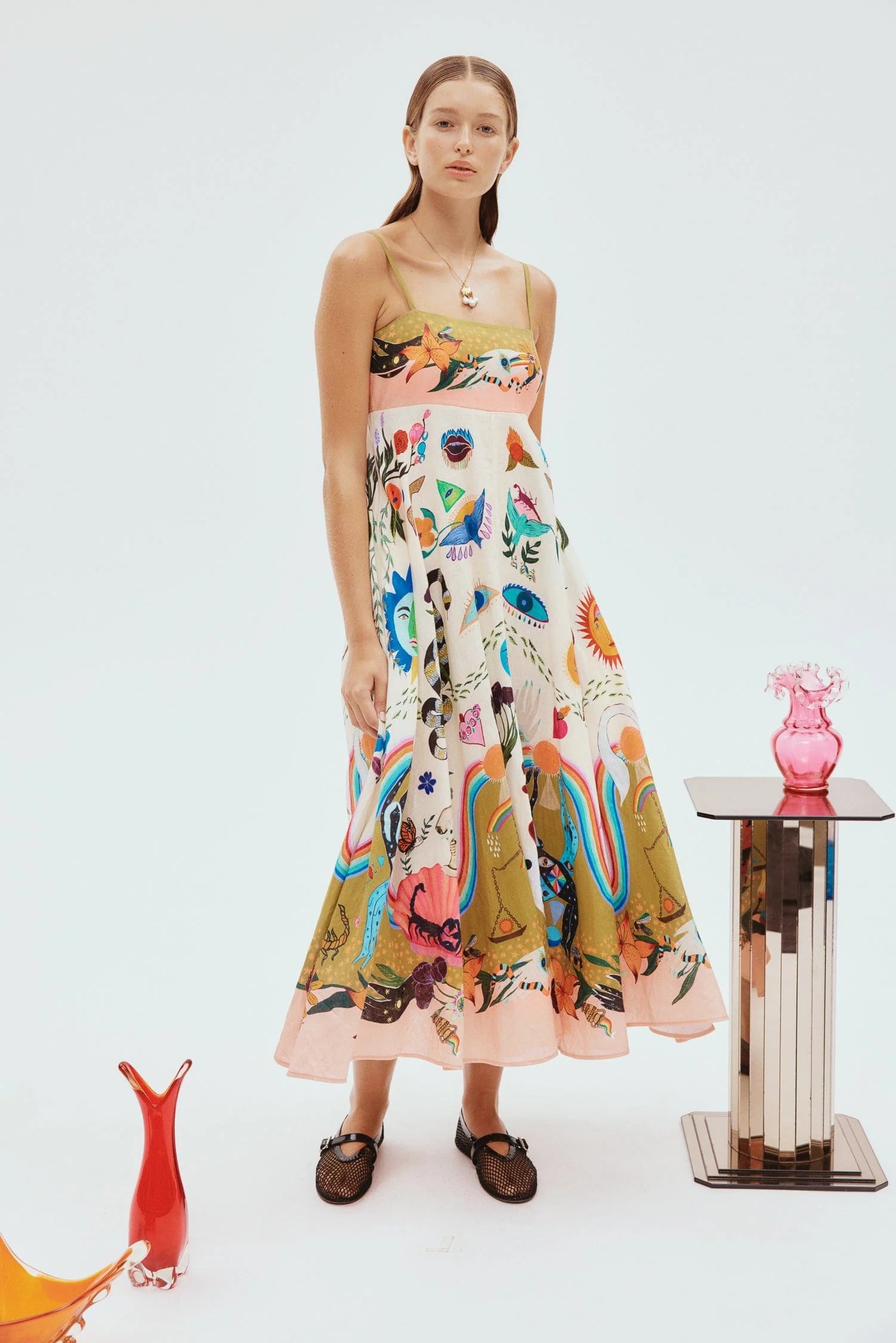 EVERGREEN SUNDRESS Women's Floral Summer Dress - Lightweight Casual Maxi Dress for Beach, Vacation & Outdoor Activities