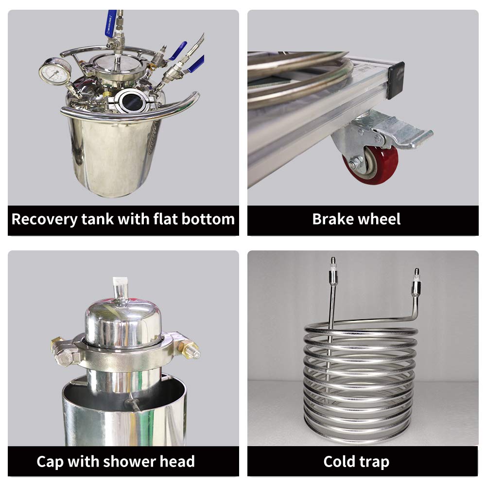 2LB Stainless Steel Vacuum Chamber for High Safety Industrial Equipment | Food Preservation, Lab Experiments & Scientific Research | Durable & Leak-Proof Design