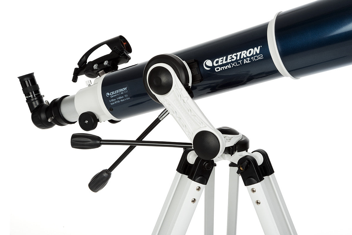 Omni XLT AZ 102 Telescope - Premium Refractor Telescope for Astronomy Beginners & Adults - Perfect for Stargazing, Moon Observation & Astrophotography