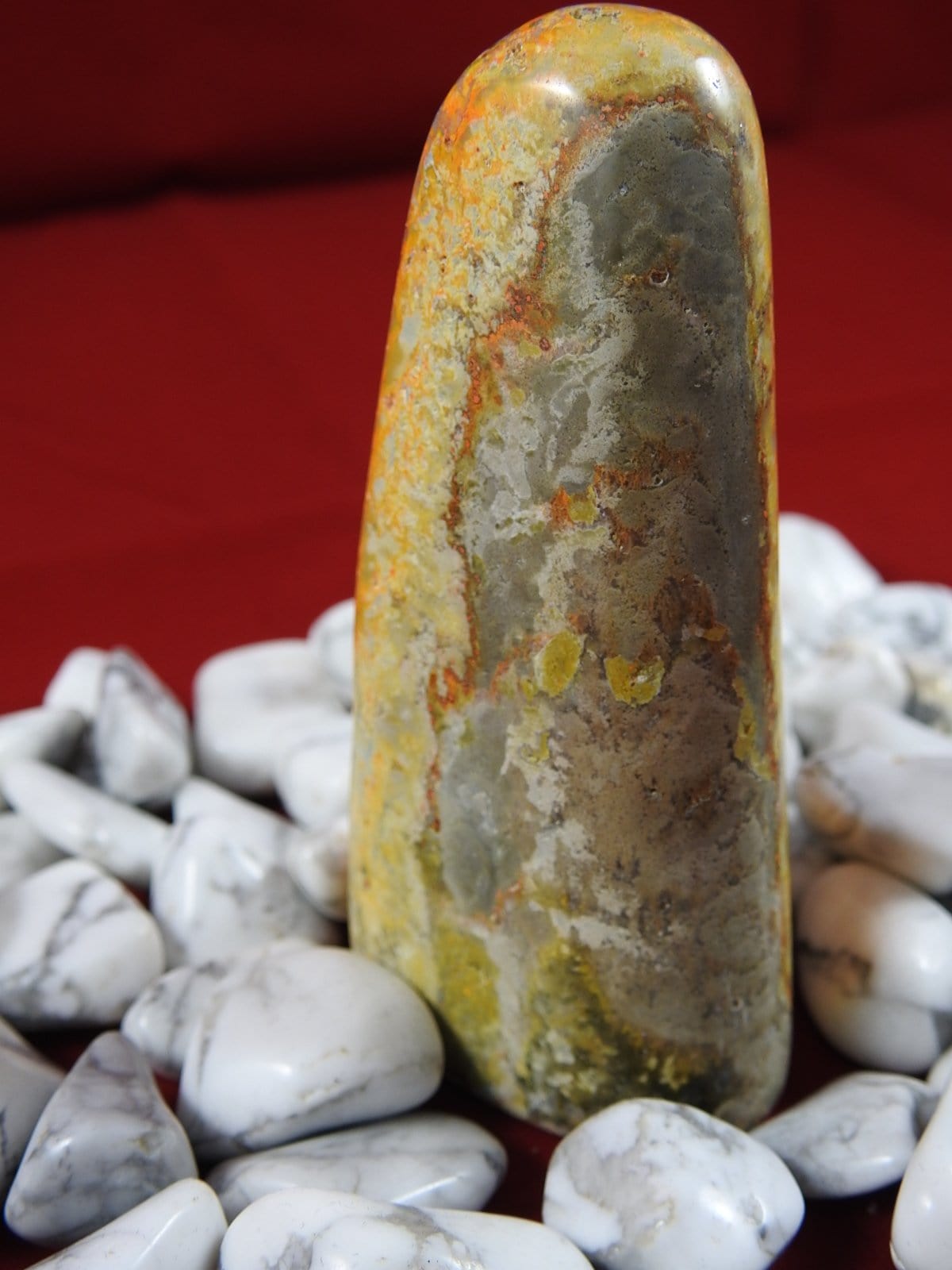 Natural Bumblebee Jasper Free Form Stone - Healing Crystal for Meditation, Yoga & Home Decor | Unique Handcrafted Gemstone for Spiritual Energy & Positive Vibes