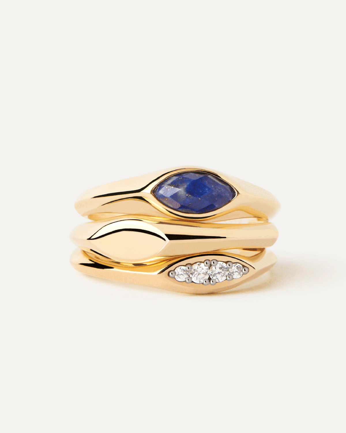 Lapis Lazuli Nomad Stamp Ring - Handmade Bohemian Jewelry for Women, Unique Gemstone Statement Ring for Boho Chic Style, Perfect for Festivals, Travel & Everyday Wear