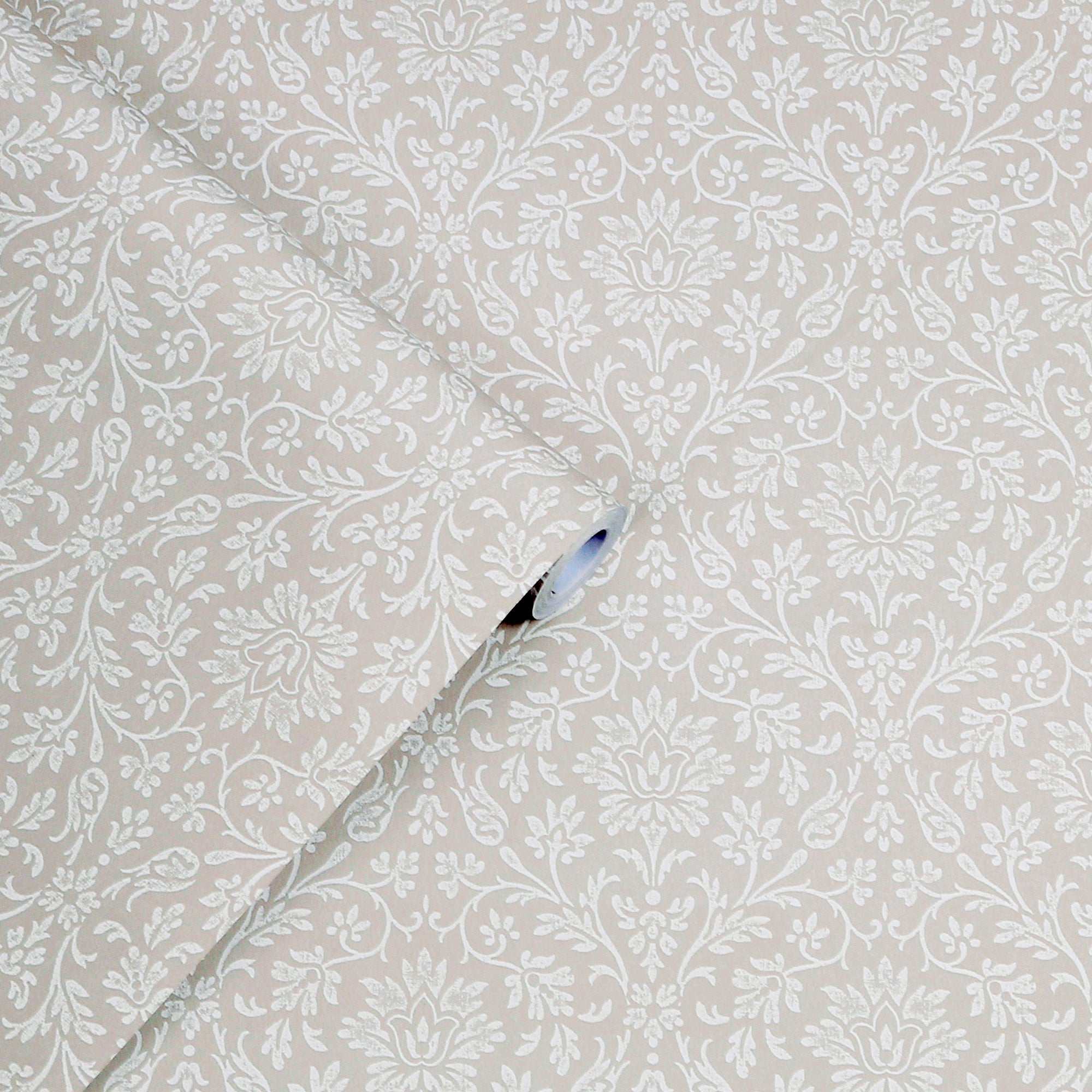 Laura Ashley Annecy Dove Grey Wallpaper - Premium Floral Peel & Stick Wallpaper for Bedroom, Living Room, and Nursery Decor