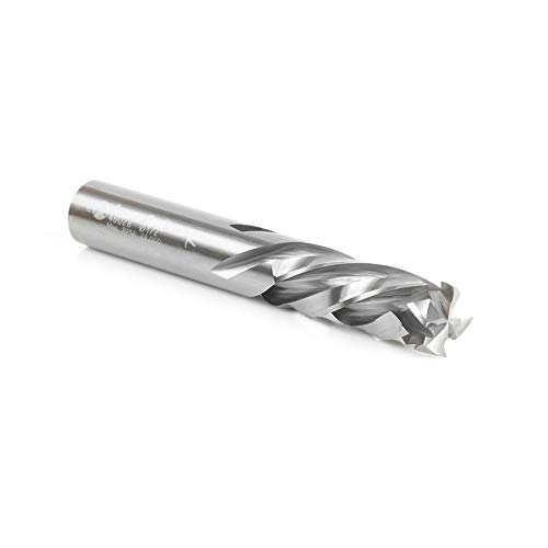 Amana Tool - 46028 CNC Solid Carbide Mortise Compression Spiral Router Bit, 4 Flute, 1/2