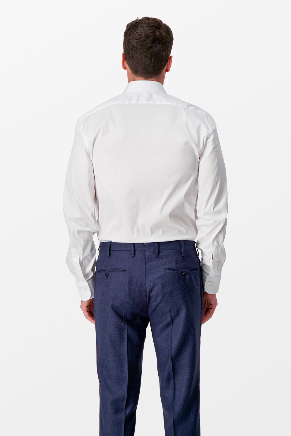 Barba Napoli White Classic Dress Shirt for Men | Premium Cotton Formal Shirt | Perfect for Business, Office & Special Occasions