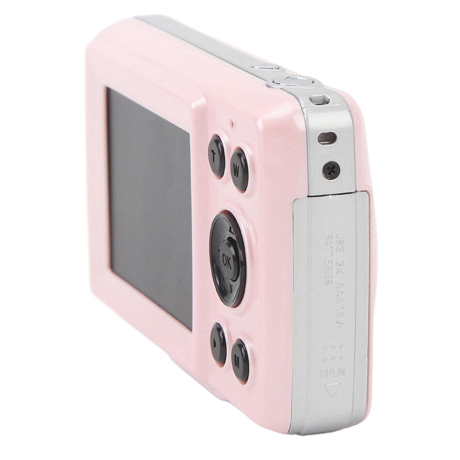 16MP Portable Travel Camera - Compact ABS Digital Camera for Vacation, Hiking & Outdoor Adventures (Pink) - Perfect for Vlogging, Family Trips & Social Media Content Creation
