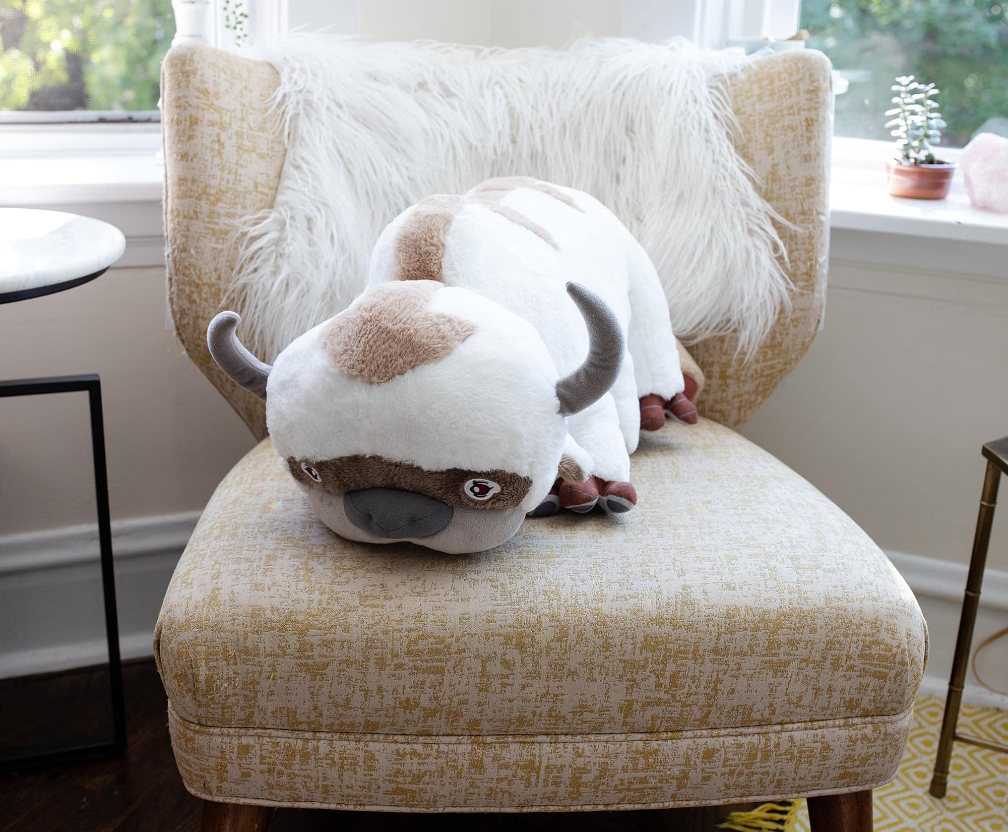 Golden Bell Studios Avatar: The Last Airbender Appa 22-Inch Plush Toy - Soft Stuffed Animal, Anime Manga Collectible Gift for Kids & Fans | Perfect for Bedroom Decor, Birthday Presents & Cosplay Accessories