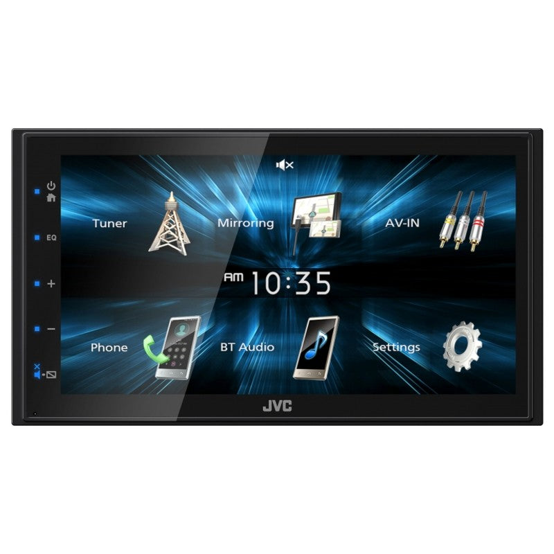 JVC KW-M150BT Bluetooth Car Stereo Receiver - Wireless Music Streaming, Hands-Free Calling & USB Playback for Cars, Trucks & SUVs | Perfect for Commuting, Road Trips & Daily Driving