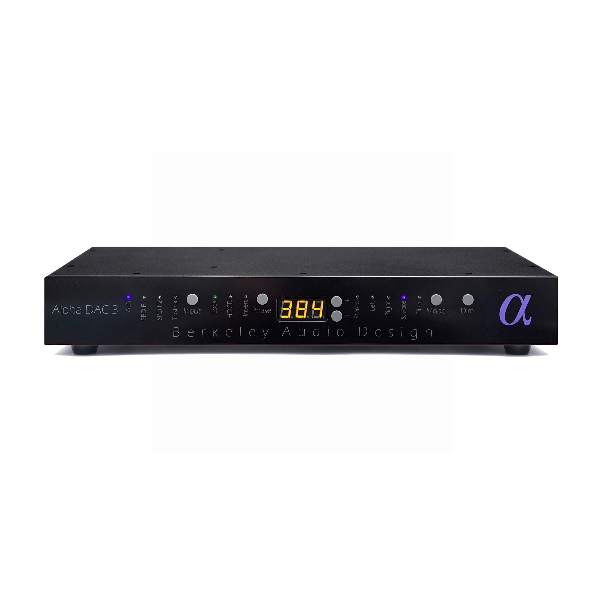 Berkeley Audio Design Alpha DAC Series 3 High-End Digital to Analog Converter - Perfect for Audiophile Home Theater & Professional Studio Recording