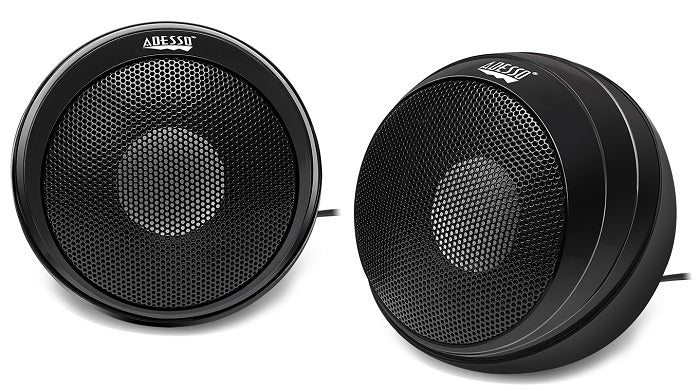 Adesso Xtream S4 USB Powered Computer Speakers with Dynamic Surround Sound - Perfect for Gaming, Home Office & Music Listening