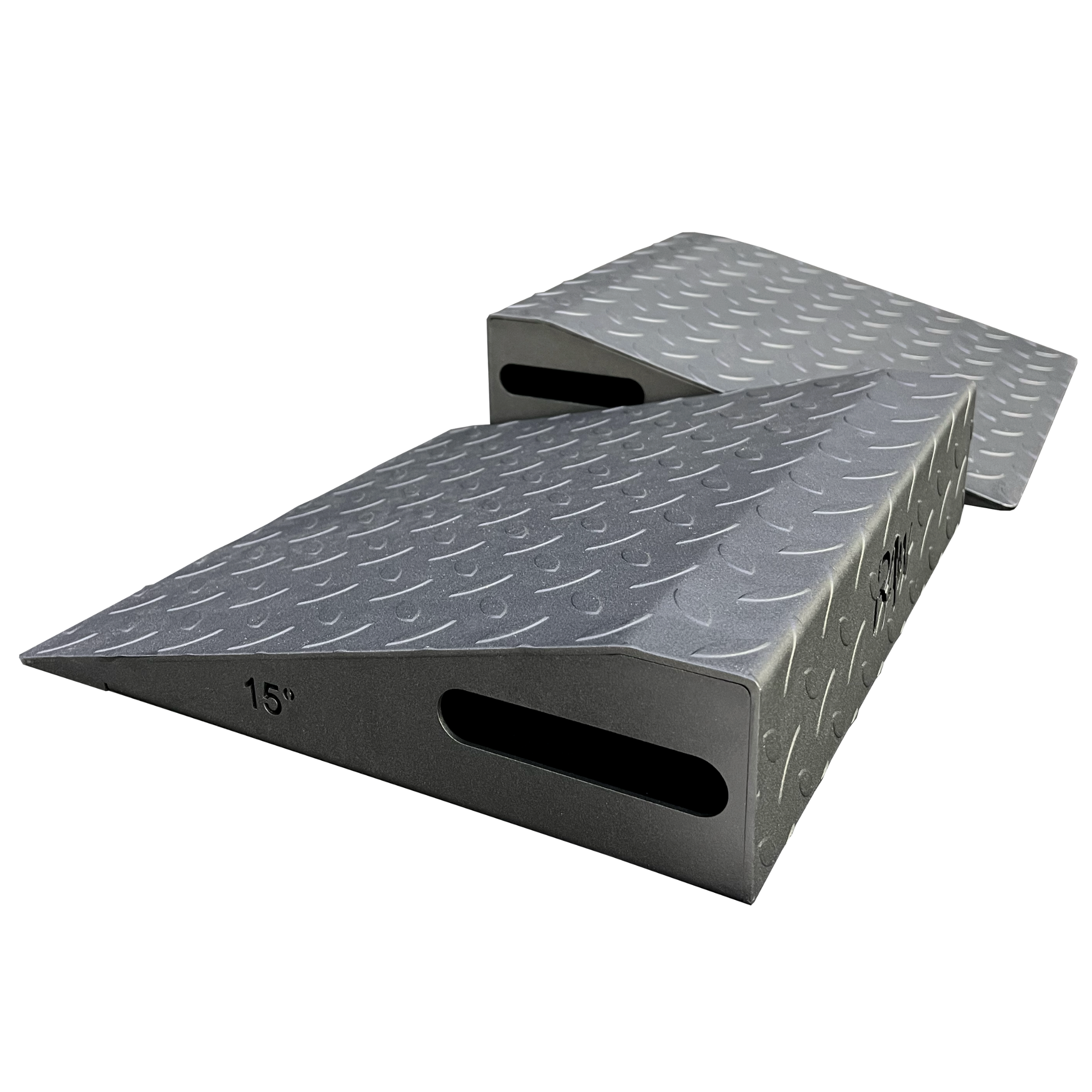 15 Degree Squat Wedge - Non-Slip Interlocking Yoga & Workout Platform for Home Gym, CrossFit, and Physical Therapy - Perfect for Squats, Stretching, and Mobility Exercises
