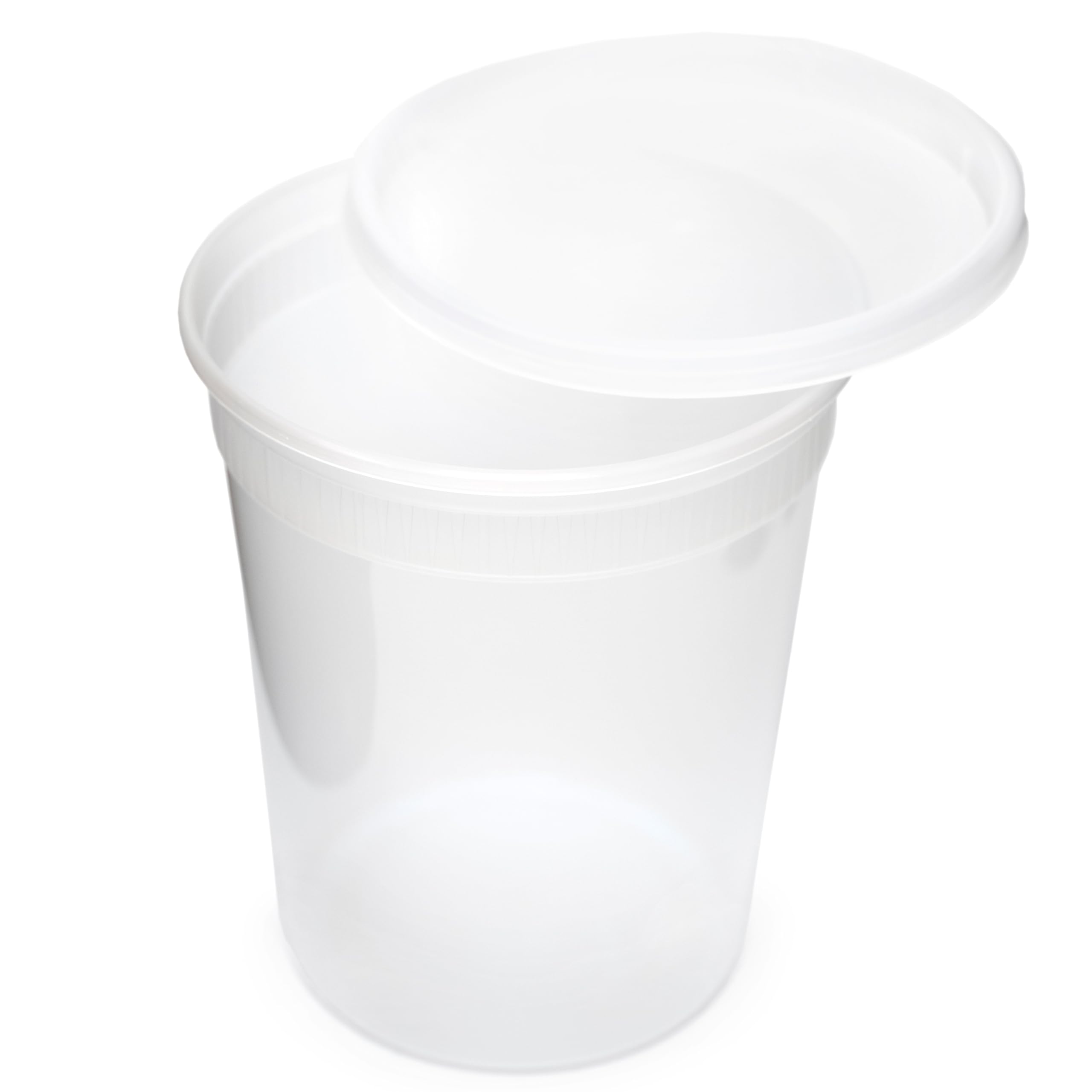 YW 32 oz Plastic Food Storage Containers with Lids - 240-Piece Set (5 Colors) - Perfect for Meal Prep, Leftovers & Pantry Organization