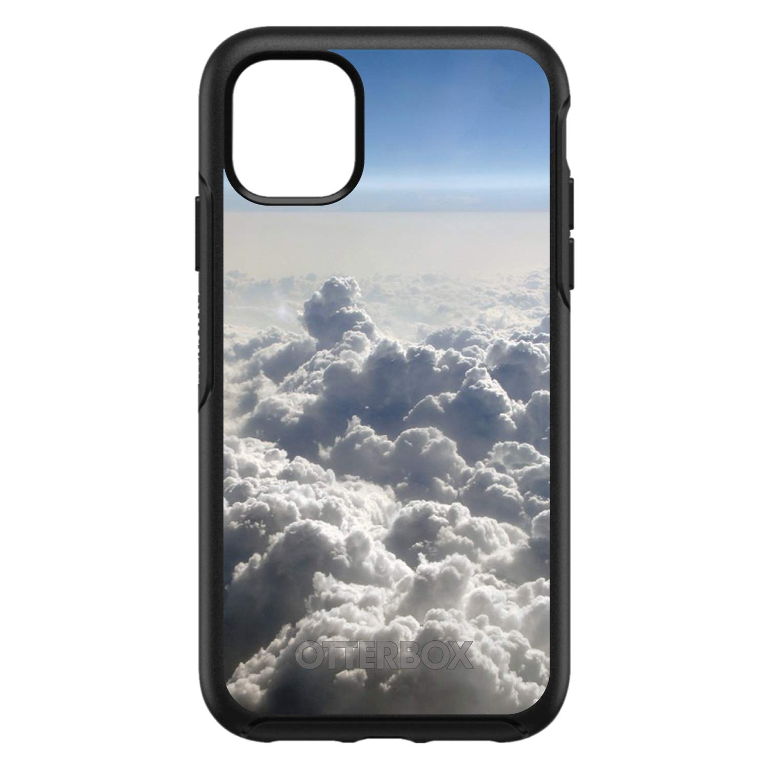 DistinctInk iPhone 12 Pro MAX Case (6.7 Inch) - Premium Protective Phone Cover with Blue Sky Clouds Design - Durable Slim Fit Replacement for OtterBox Symmetry - Perfect for Everyday Use, Travel & Outdoor Activities