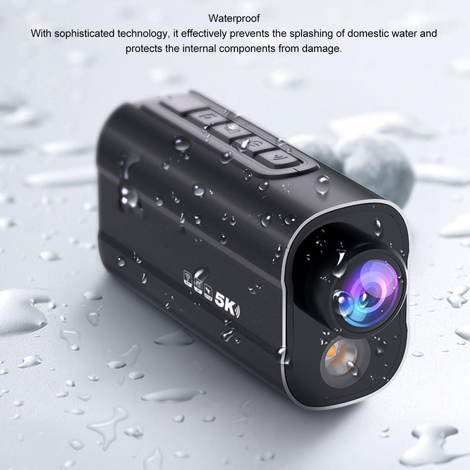 Wireless Action Camera for Motorcycle & Bike - HD Night Vision, Waterproof Sports Camera for Cycling, Motocross, Vlogging & Outdoor Adventures