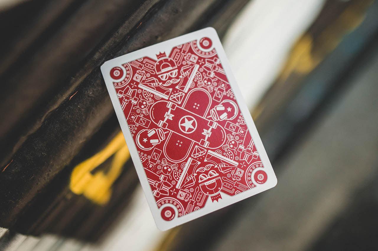 Skateboard V2 Playing Cards - Premium Marked Deck for Magic Tricks, Cardistry & Poker Games - Perfect for Street Performers & Card Enthusiasts