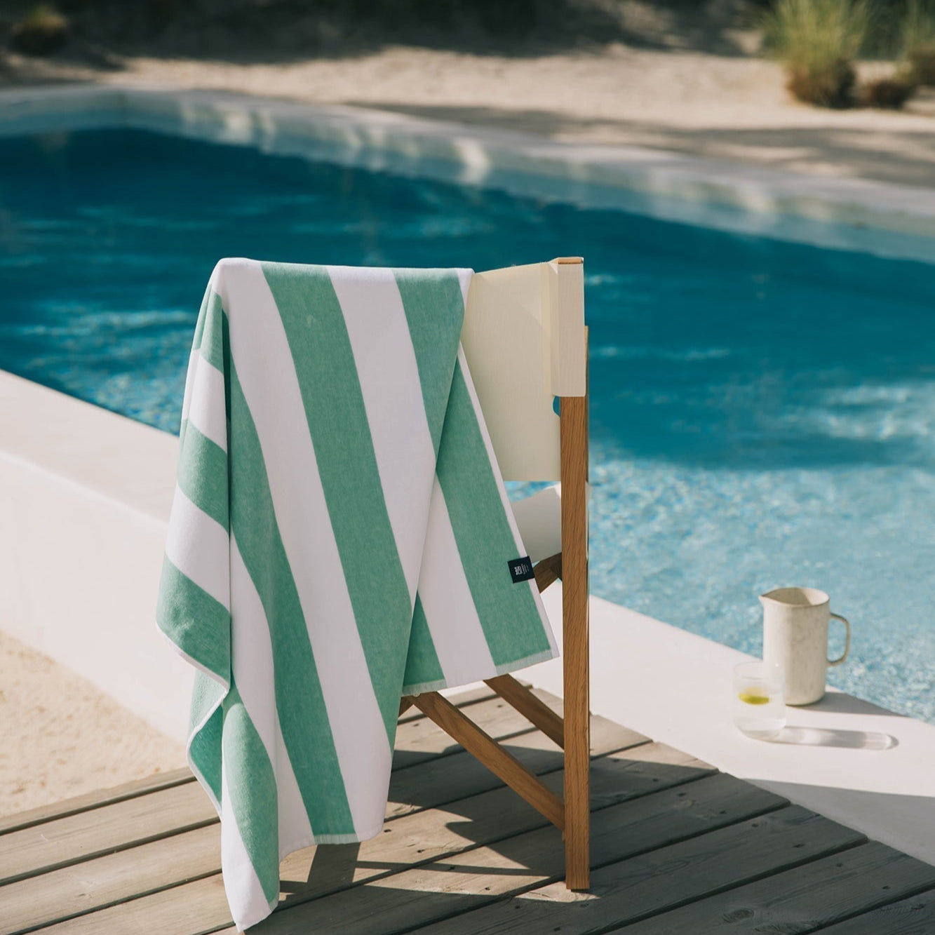 Premium Gibalta Stripes Beach Towel - Soft, Quick-Dry & Absorbent - Perfect for Pool, Beach, Vacation & Outdoor Activities